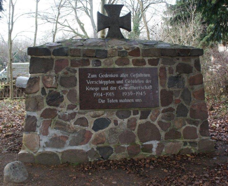 Kriegerdenkmal Wusterwitz